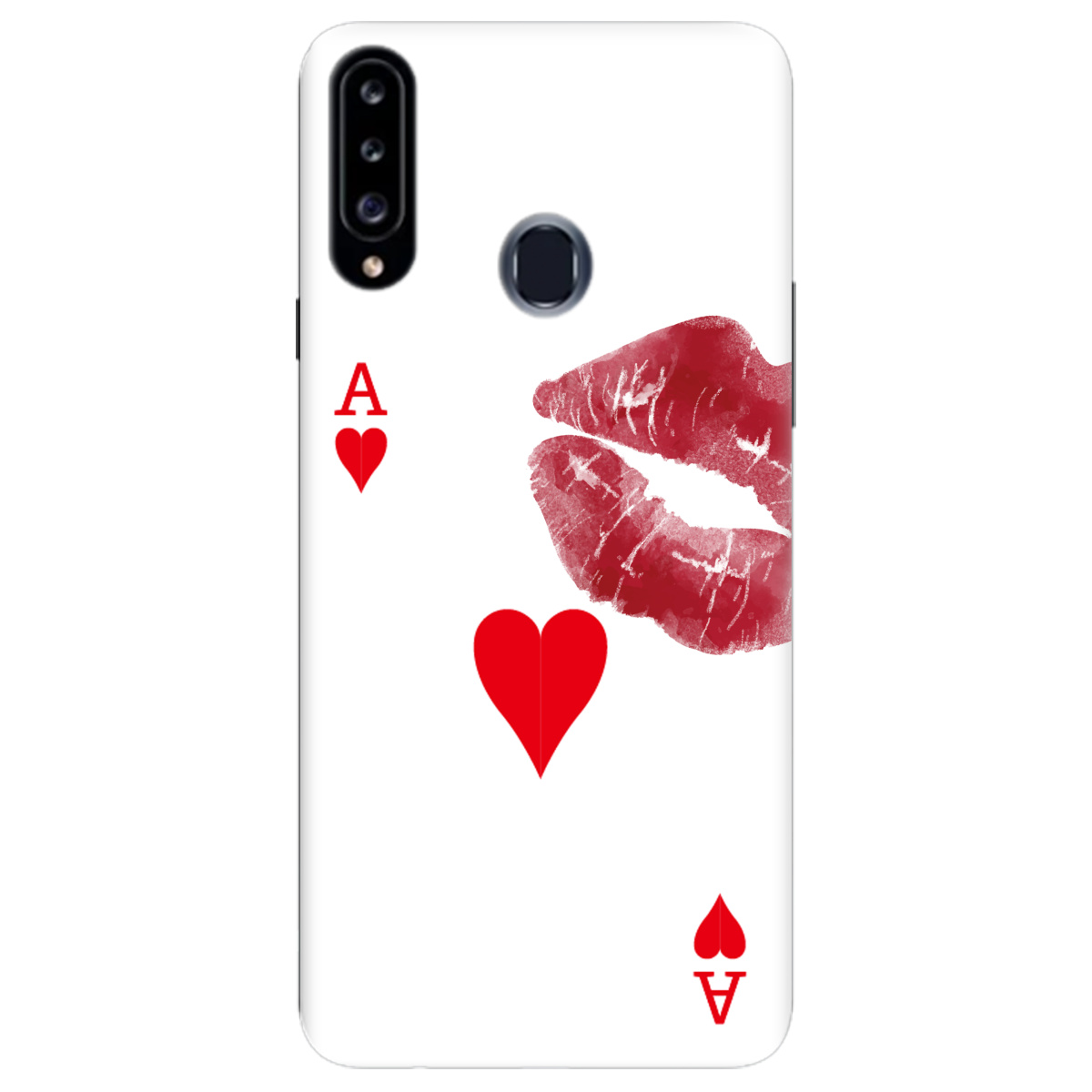 Чехол для Samsung Galaxy A20s Червовый поцелуй - фото 1 - Чехлы для телефонов