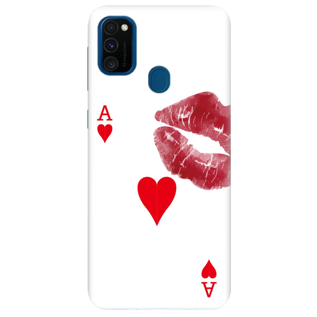 Чехол для Samsung Galaxy M21 Червовый поцелуй - фото 1 - Чехлы для телефонов