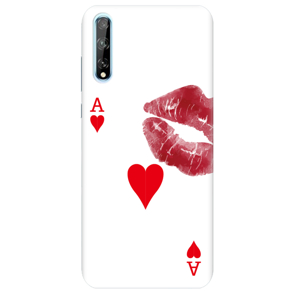 Чохол для Huawei P Smart S Червовий поцілунок - фото 1 - Чохли для телефонів