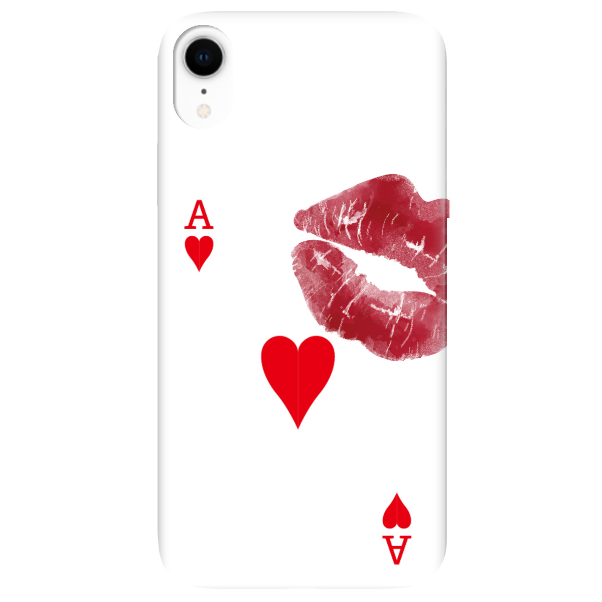 Чехол для Apple iPhone XR Червовый поцелуй - фото 1 - Чехлы для телефонов