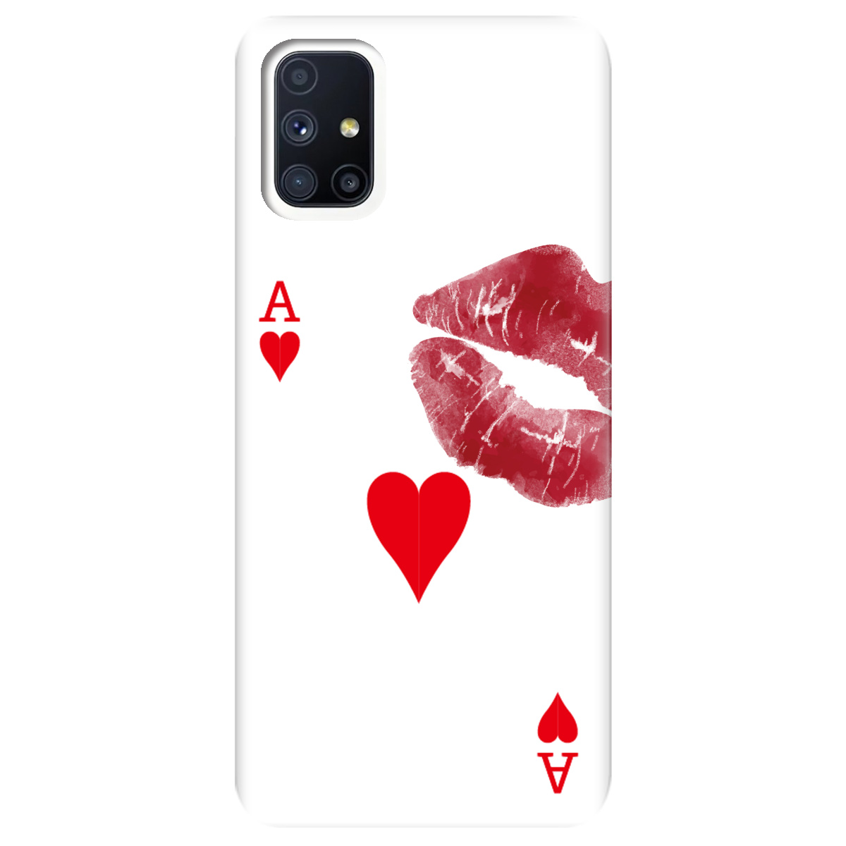 Чехол для Samsung Galaxy M51 Червовый поцелуй - фото 1 - Чехлы для телефонов