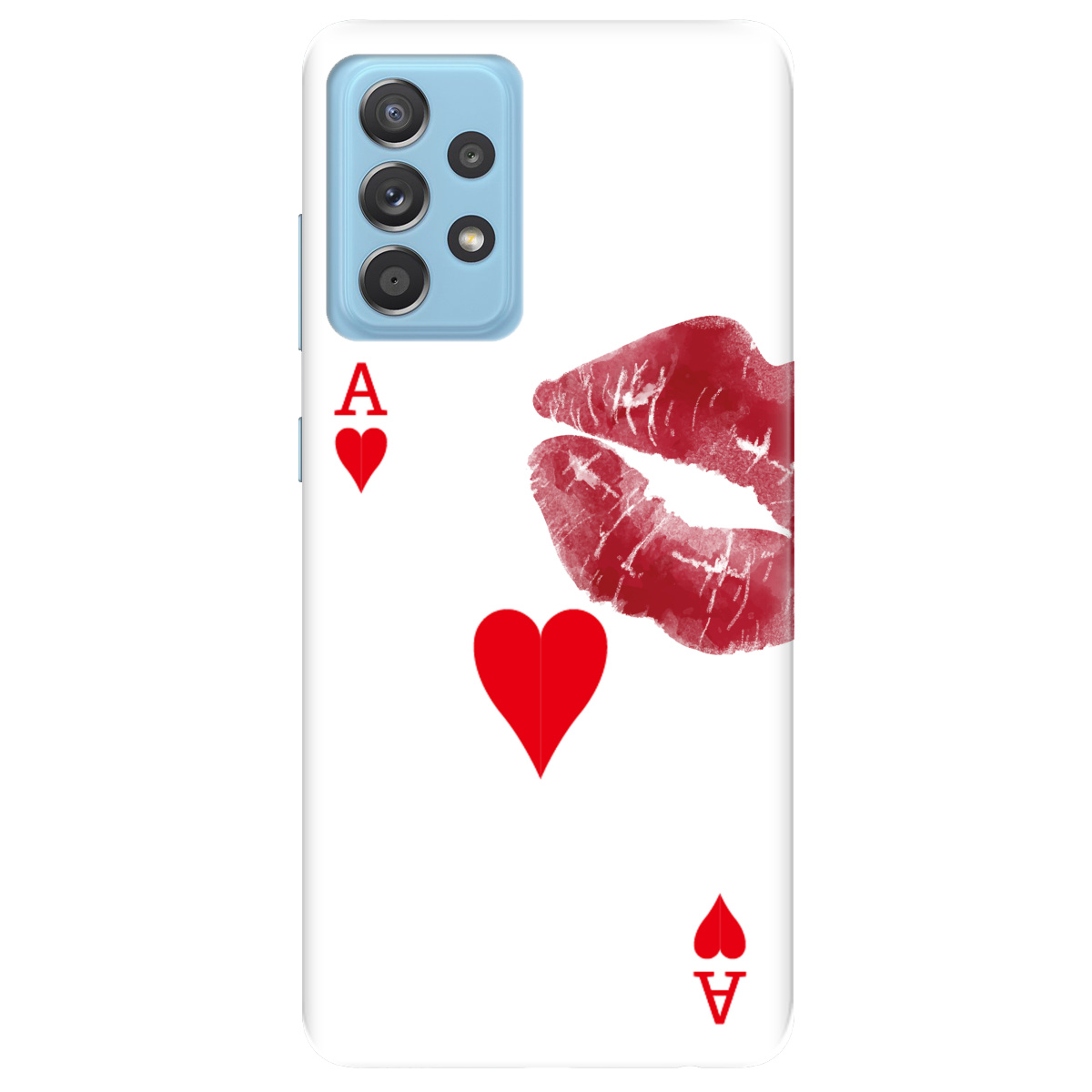 Чехол для Samsung Galaxy A52 Червовый поцелуй - фото 1 Чехол для Samsung Galaxy A52 Червовый поцелуй - фото 1 - Чехлы для телефонов