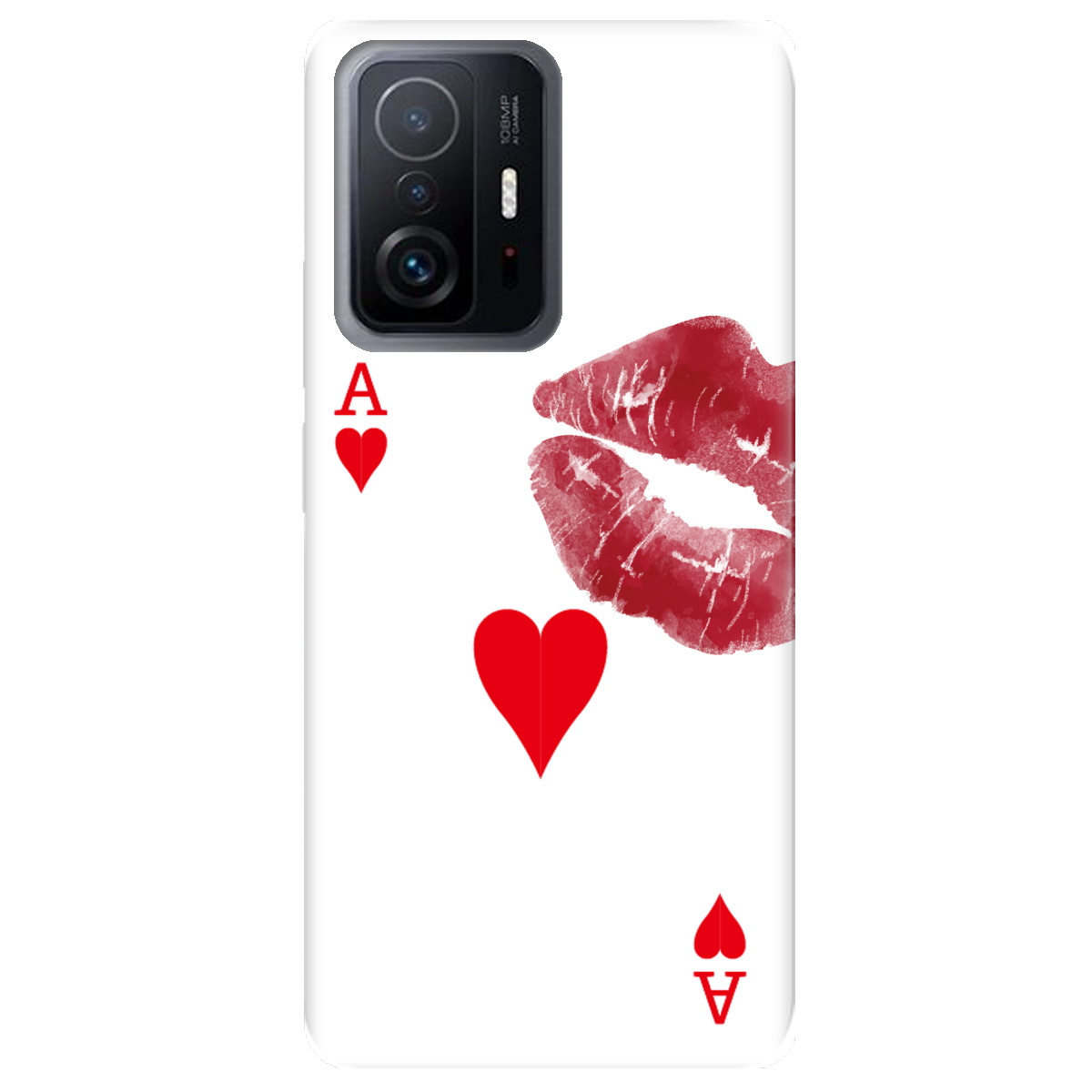 Чехол для Xiaomi 11T Червовый поцелуй - фото 1 - Чехлы для телефонов