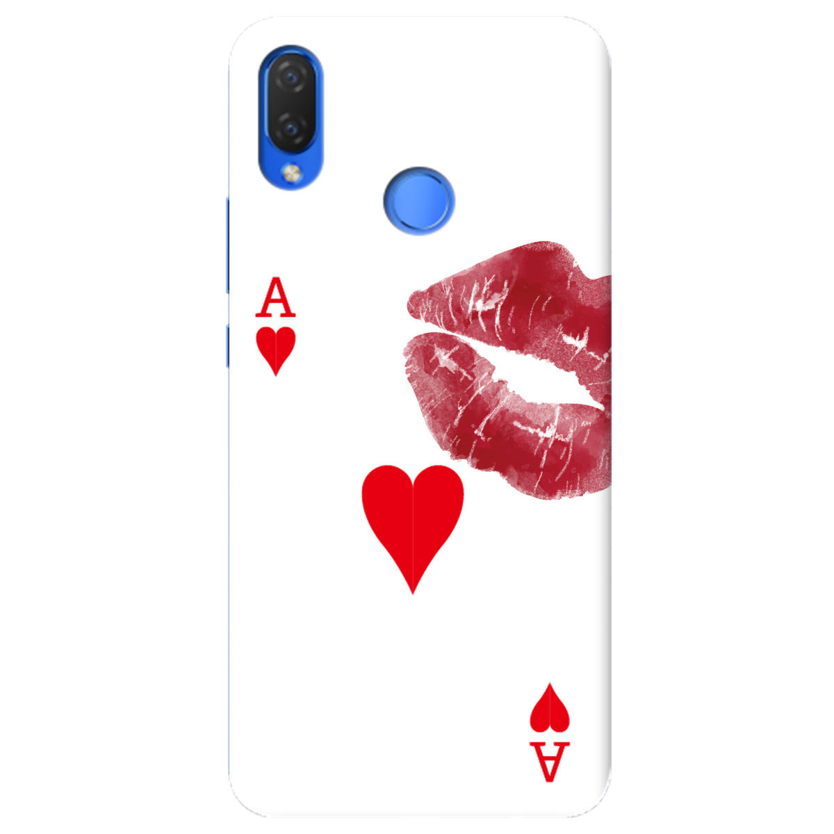 Чехол для Huawei P Smart Plus Червовый поцелуй - фото 1 - Чехлы для телефонов