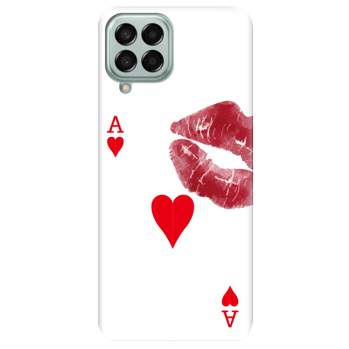 Чохол для Samsung Galaxy M53 Червовий поцілунок - фото 1 - Чохли для телефонів