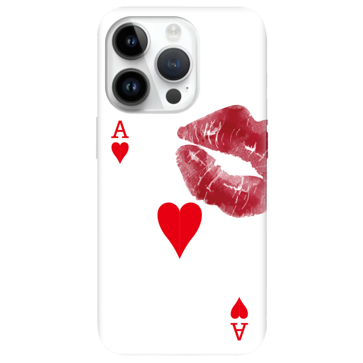 Чехол для Apple iPhone 14 Pro Max Червовый поцелуй - фото 1 Чехол для Apple iPhone 14 Pro Max Червовый поцелуй - фото 1 - Чехлы для телефонов