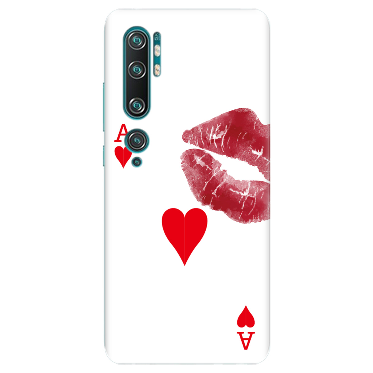 Чехол для Xiaomi Mi Note 10 Pro Червовый поцелуй - фото 1 - Чехлы для телефонов