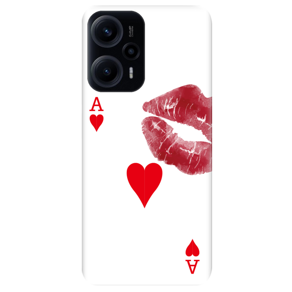 Чехол для Xiaomi Poco F5 Червовый поцелуй - фото 1 - Чехлы для телефонов