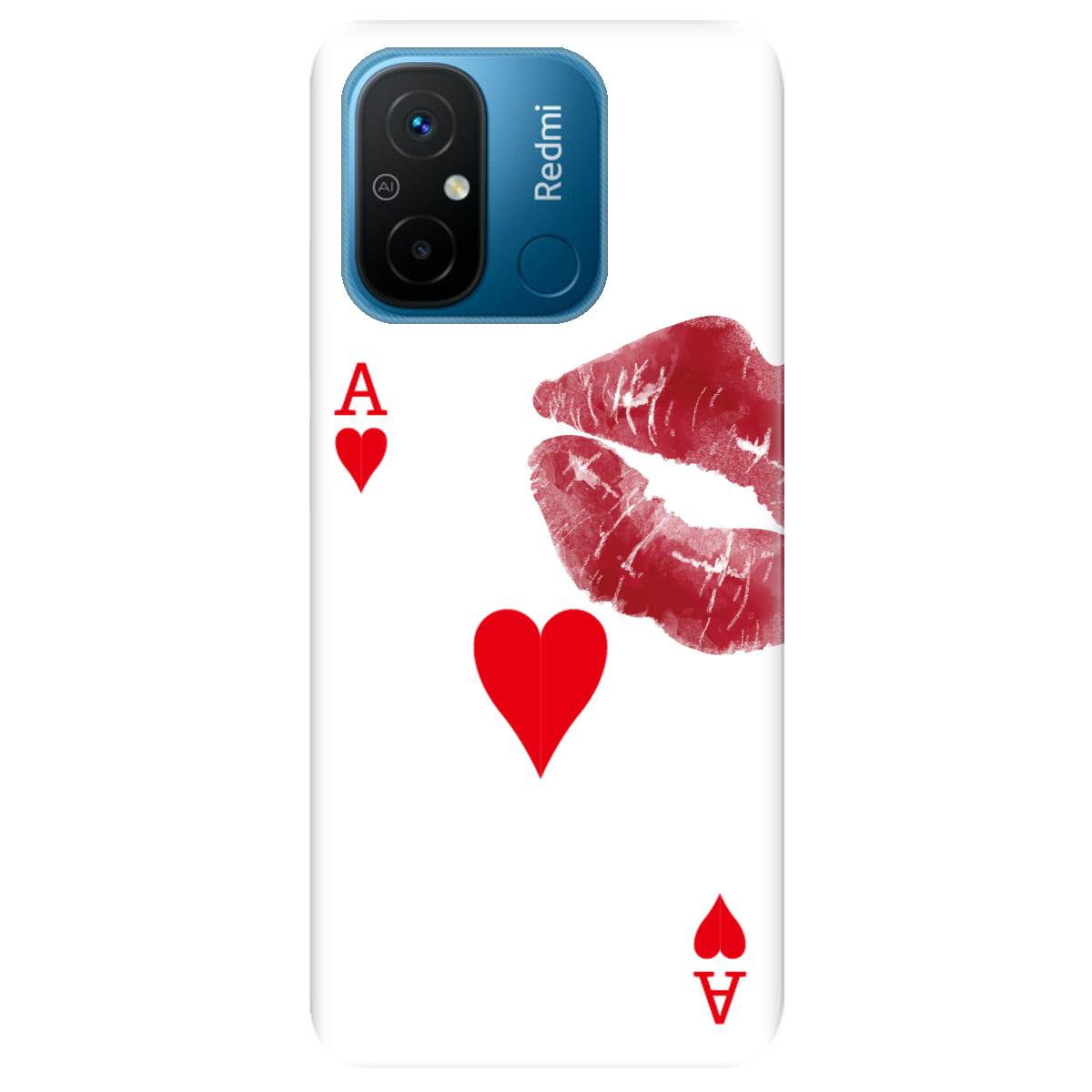 Чехол для Xiaomi Redmi 12C Червовый поцелуй - фото 1 - Чехлы для телефонов