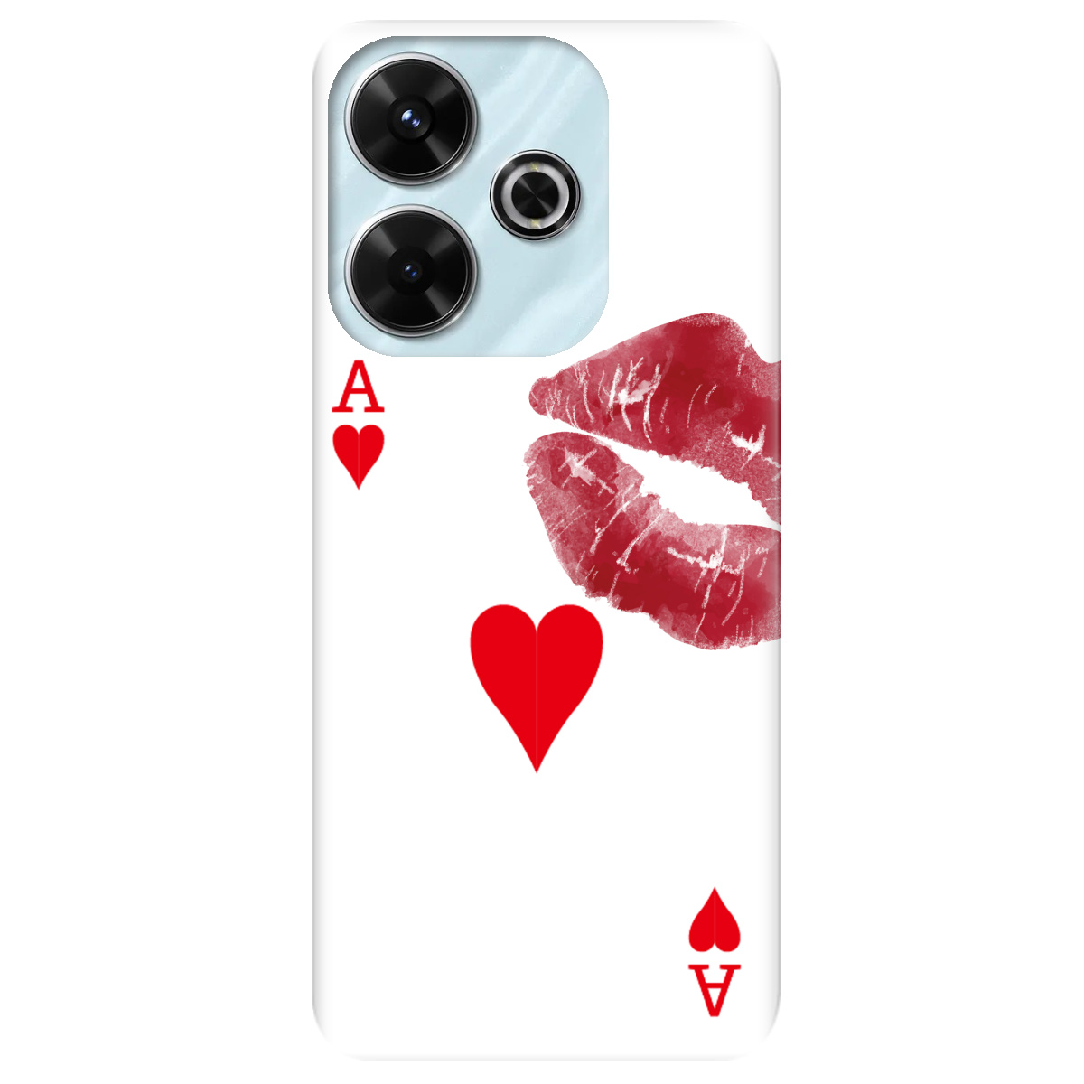 Чохол для Xiaomi Poco M6 4G Червовий поцілунок - фото 1 Чохол для Xiaomi Poco M6 4G Червовий поцілунок - фото 1 - Чохли для телефонів