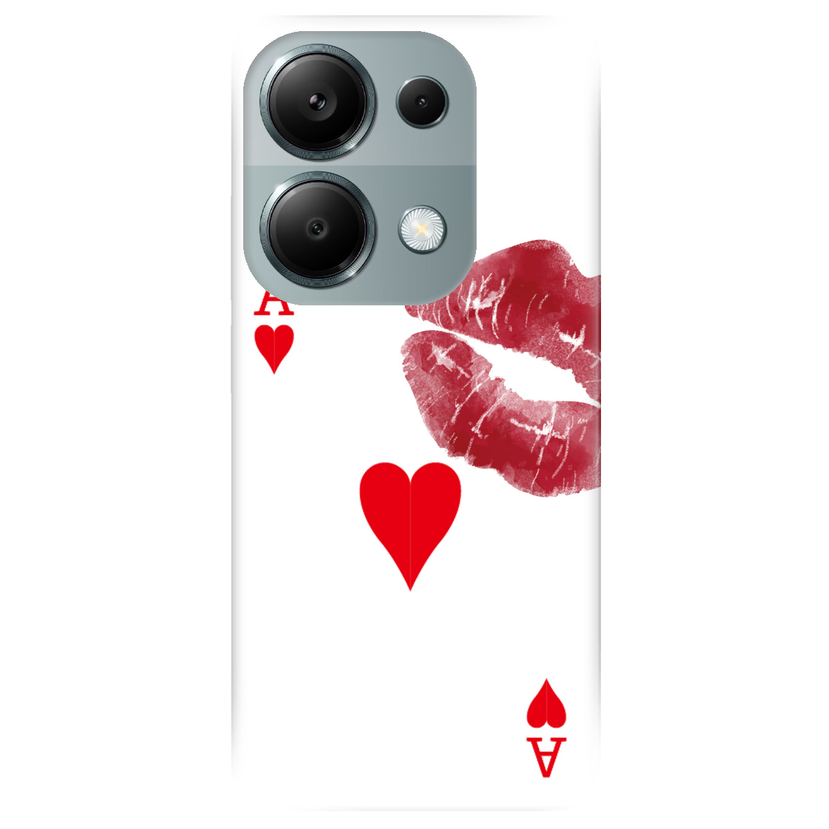 Чохол для Xiaomi Poco M6 Pro 4G Червовий поцілунок - фото 1 - Чохли для телефонів