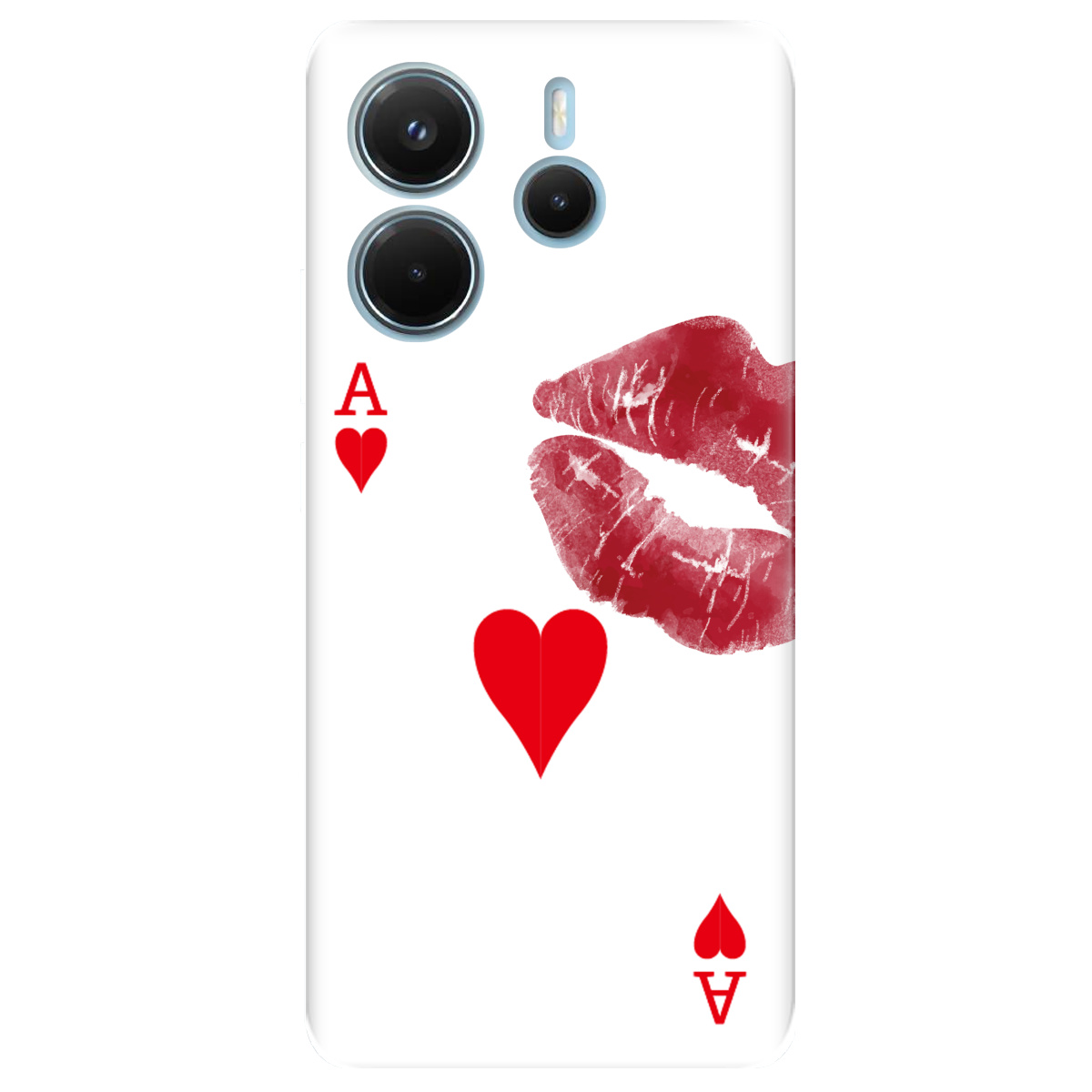 Чехол для Xiaomi Redmi Note 14 4G Червовый поцелуй - фото 1 - Чехлы для телефонов