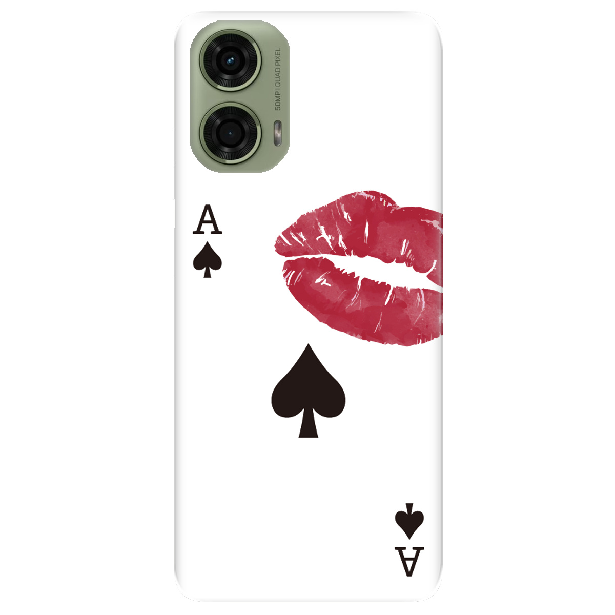 Чехол для Motorola G24 / G04 / E14 Пиковый поцелуй - фото 1 - Чехлы для телефонов