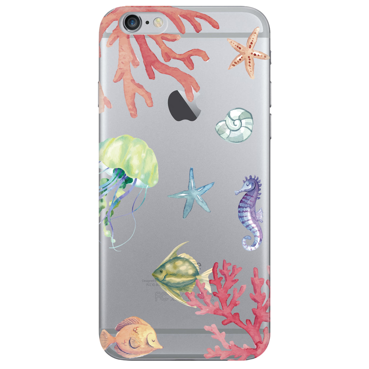 Чехол для Apple iPhone 6 Plus / 6S Plus Коралловый мир - фото 1 Чехол для Apple iPhone 6 Plus / 6S Plus Коралловый мир - фото 1 - Чехлы для телефонов