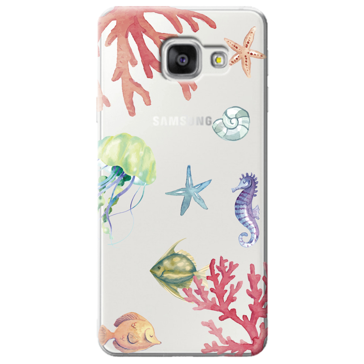 Чехол для Samsung Galaxy A3 2016 Коралловый мир - фото 1 - Чехлы для телефонов