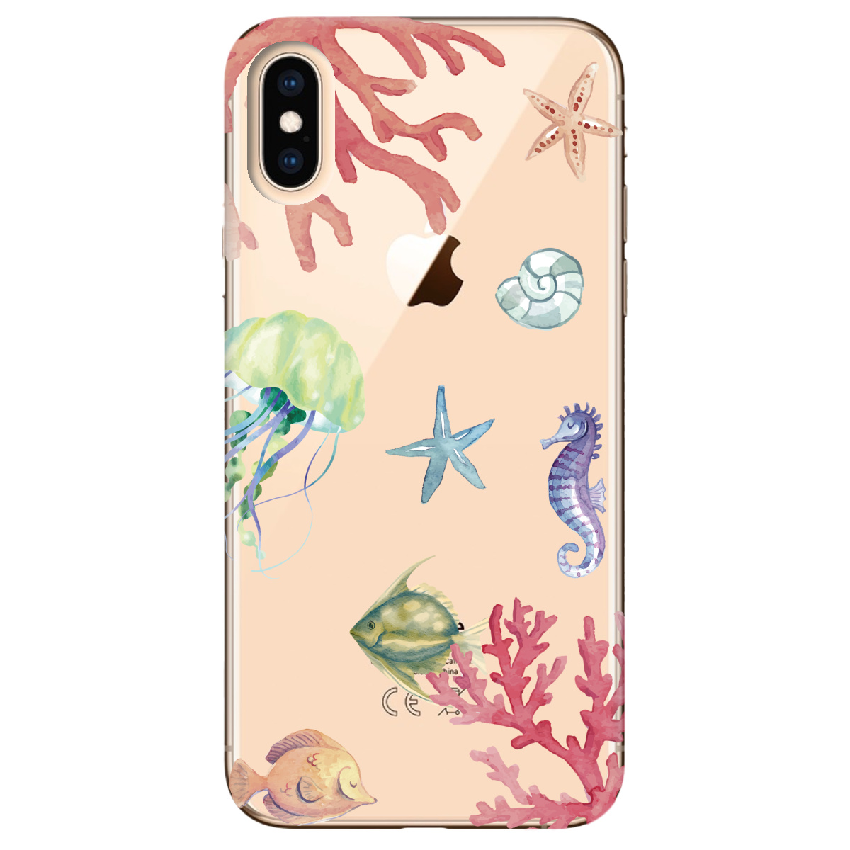 Чохол для Apple iPhone X Кораловий світ - фото 1 - Чохли для телефонів