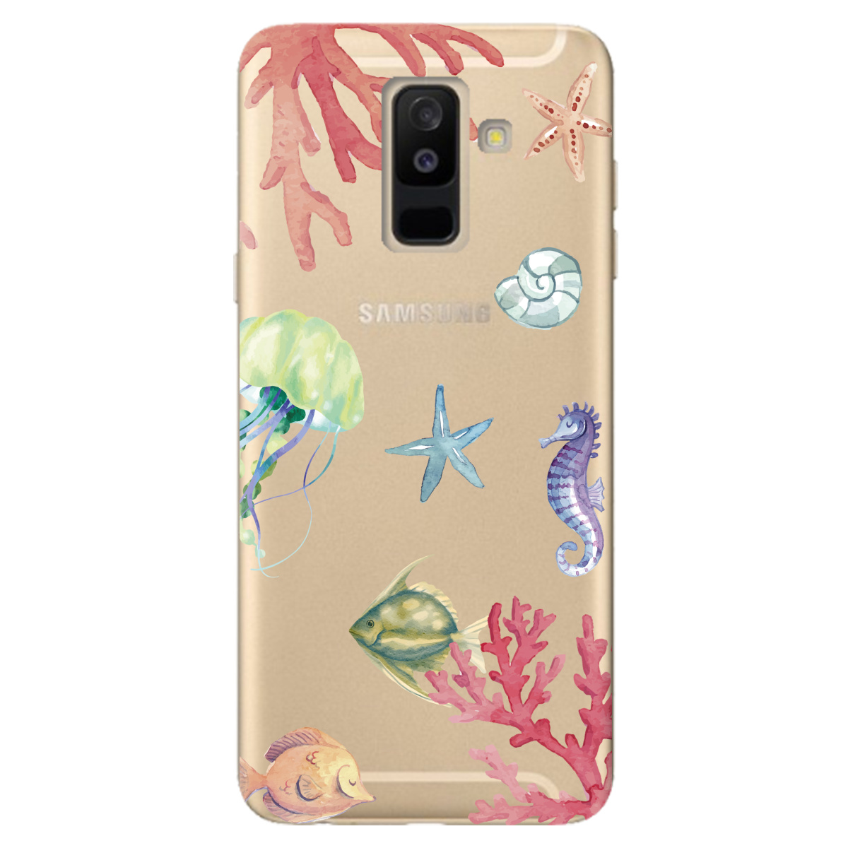 Чохол для Samsung Galaxy A6 Plus 2018 Кораловий світ - фото 1 - Чохли для телефонів