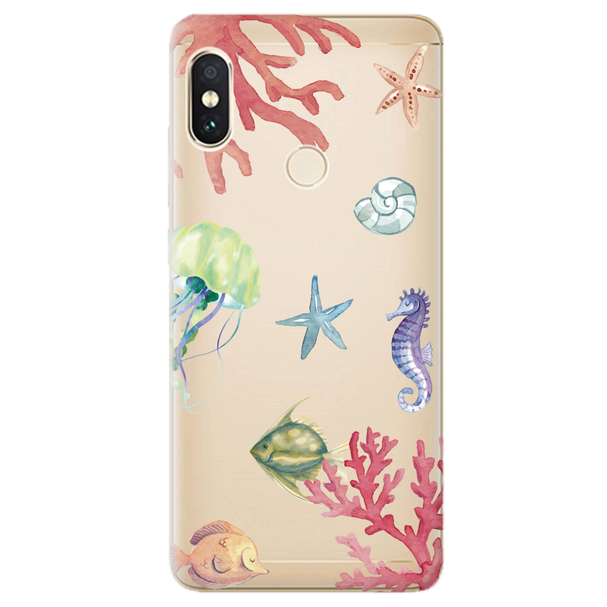 Чехол для Xiaomi Redmi Note 5 Коралловый мир - фото 1 - Чехлы для телефонов