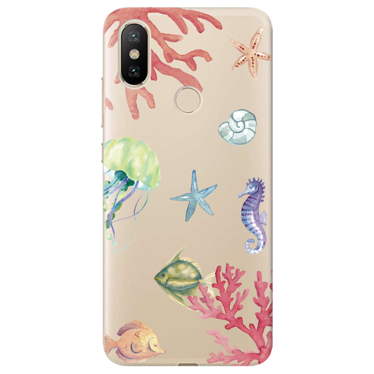 Чехол для Xiaomi Mi A2 Mi 6X Коралловый мир - фото 1 - Чехлы для телефонов