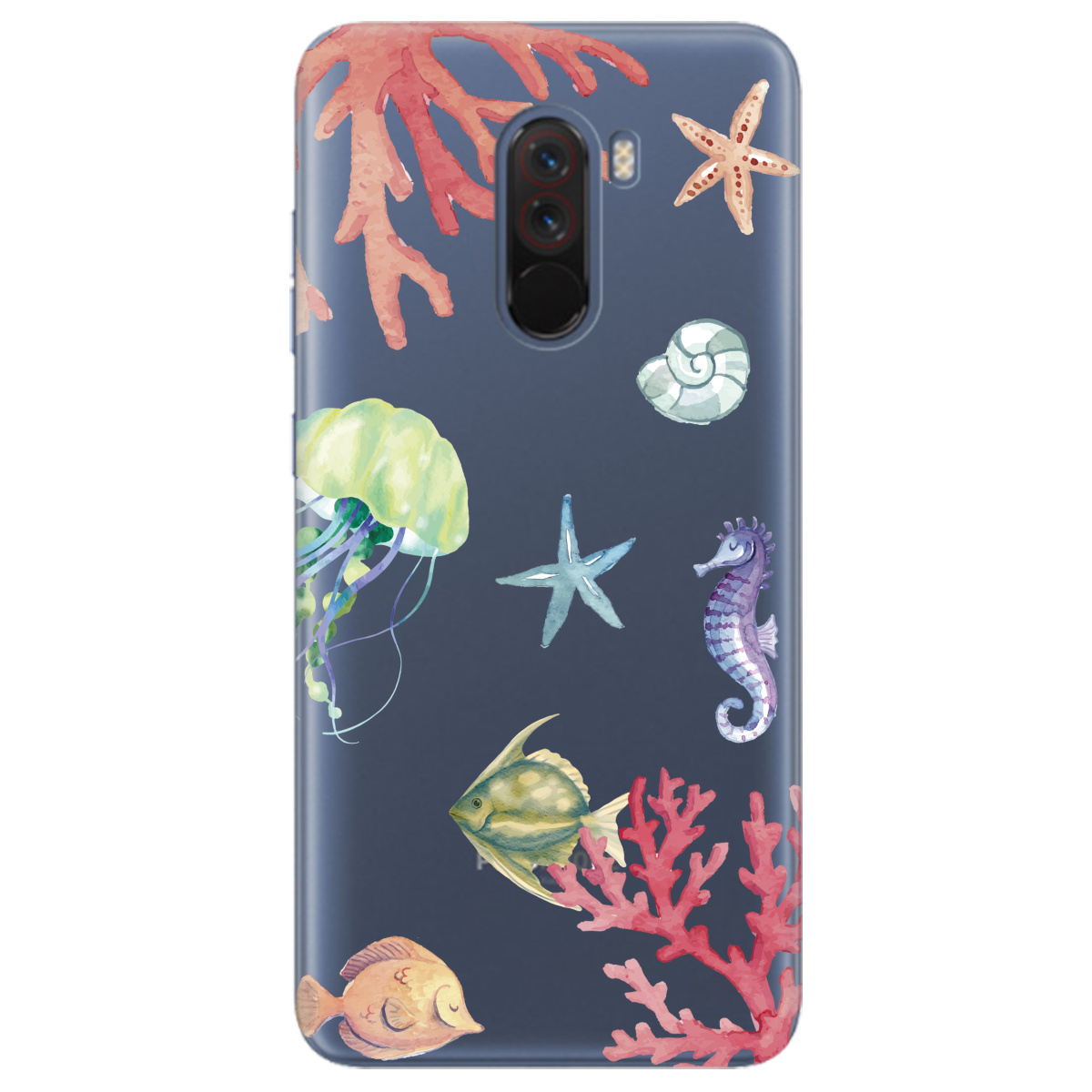 Чохол для Xiaomi Pocophone F1 Кораловий світ - фото 1 Чохол для Xiaomi Pocophone F1 Кораловий світ - фото 1 - Чохли для телефонів