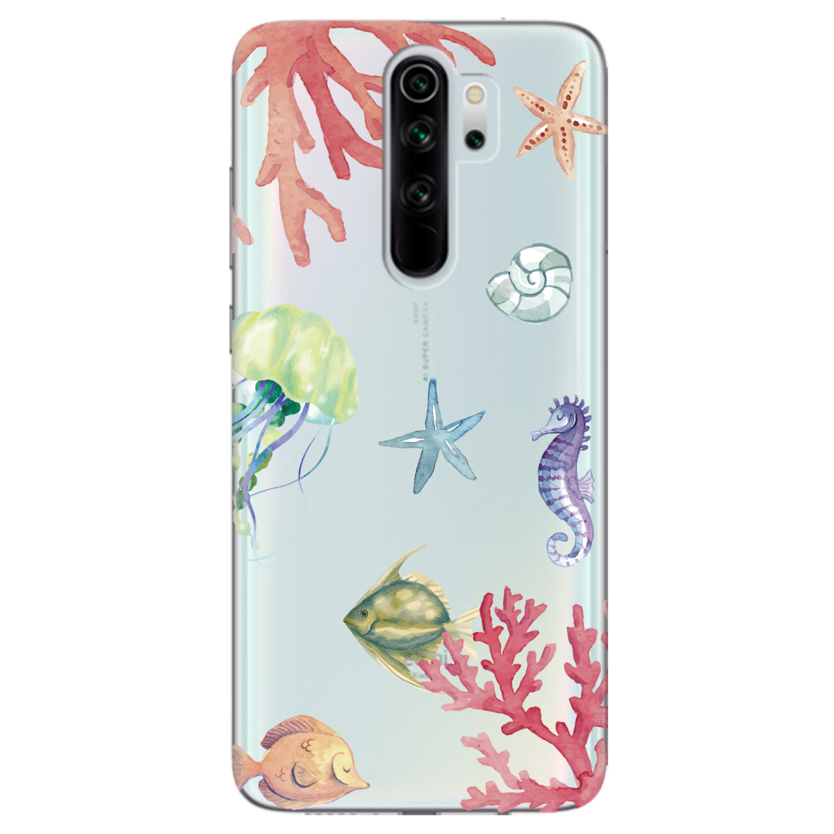 Чехол для Xiaomi Redmi Note 8 Pro Коралловый мир - фото 1 Чехол для Xiaomi Redmi Note 8 Pro Коралловый мир - фото 1 - Чехлы для телефонов
