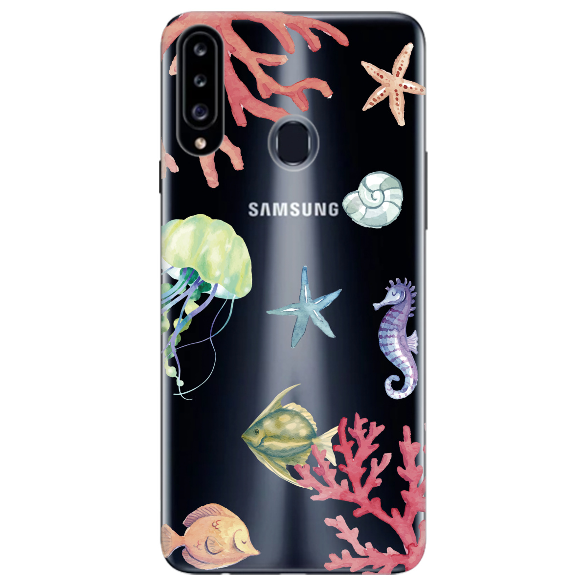 Чехол для Samsung Galaxy A20s Коралловый мир - фото 1 - Чехлы для телефонов