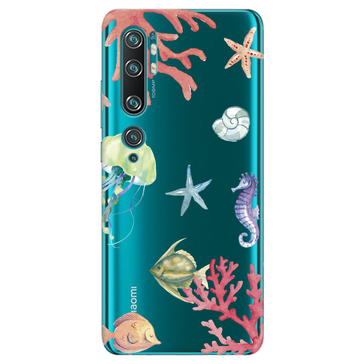Чохол для Xiaomi Mi Note 10 Кораловий світ - фото 1 - Чохли для телефонів