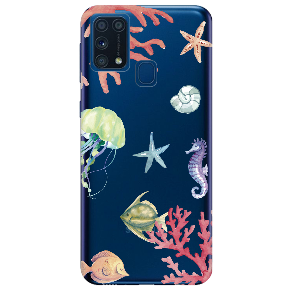 Чехол для Samsung Galaxy M31 Коралловый мир - фото 1 - Чехлы для телефонов