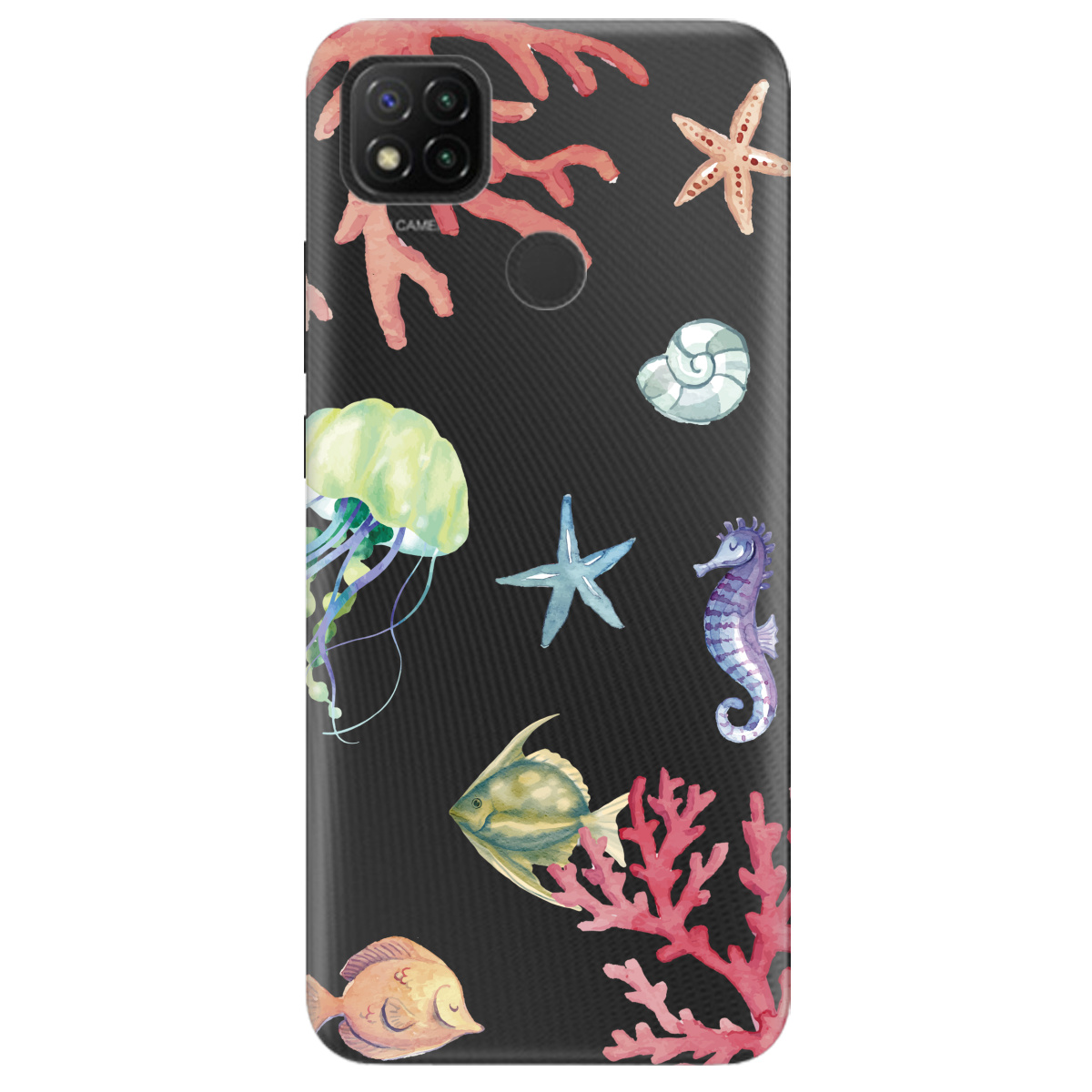Чехол для Xiaomi Redmi 9C Коралловый мир - фото 1 - Чехлы для телефонов