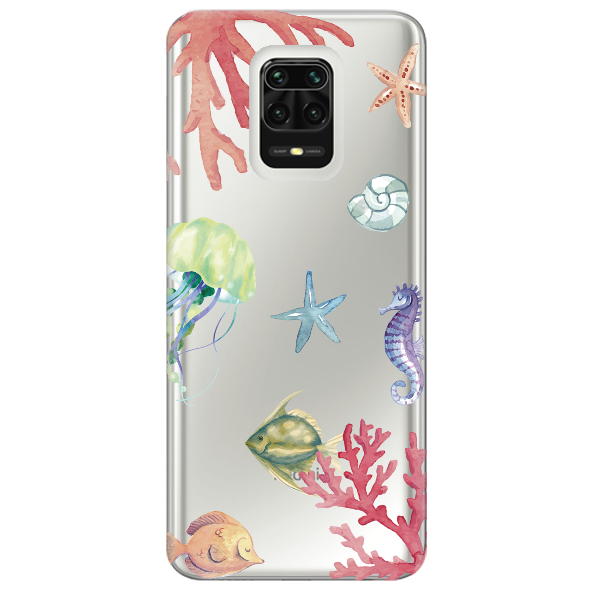 Чохол для Xiaomi Redmi Note 9 Pro Кораловий світ - фото 1 - Чохли для телефонів