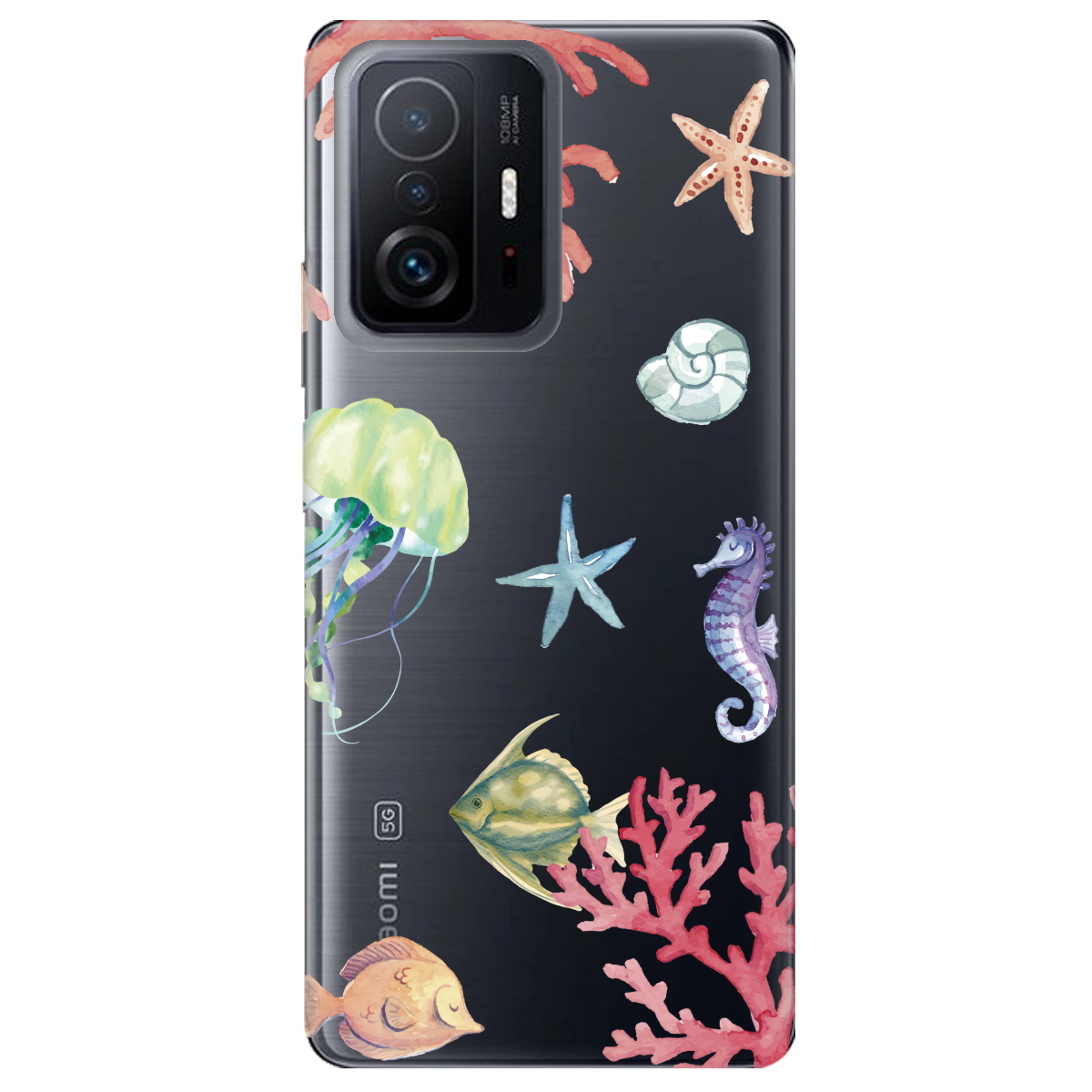 Чехол для Xiaomi 11T Коралловый мир - фото 1 - Чехлы для телефонов