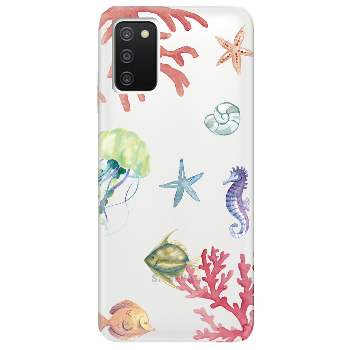 Чехол для Samsung Galaxy A03s Коралловый мир - фото 1 Чехол для Samsung Galaxy A03s Коралловый мир - фото 1 - Чехлы для телефонов