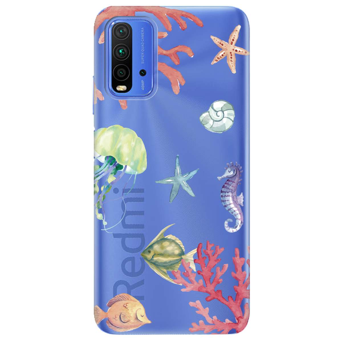 Чохол для Xiaomi Redmi 9T Кораловий світ - фото 1 Чохол для Xiaomi Redmi 9T Кораловий світ - фото 1 - Чохли для телефонів