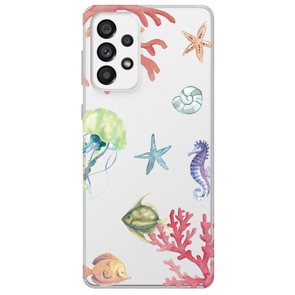 Чехол для Samsung Galaxy A73 Коралловый мир - фото 1 - Чехлы для телефонов