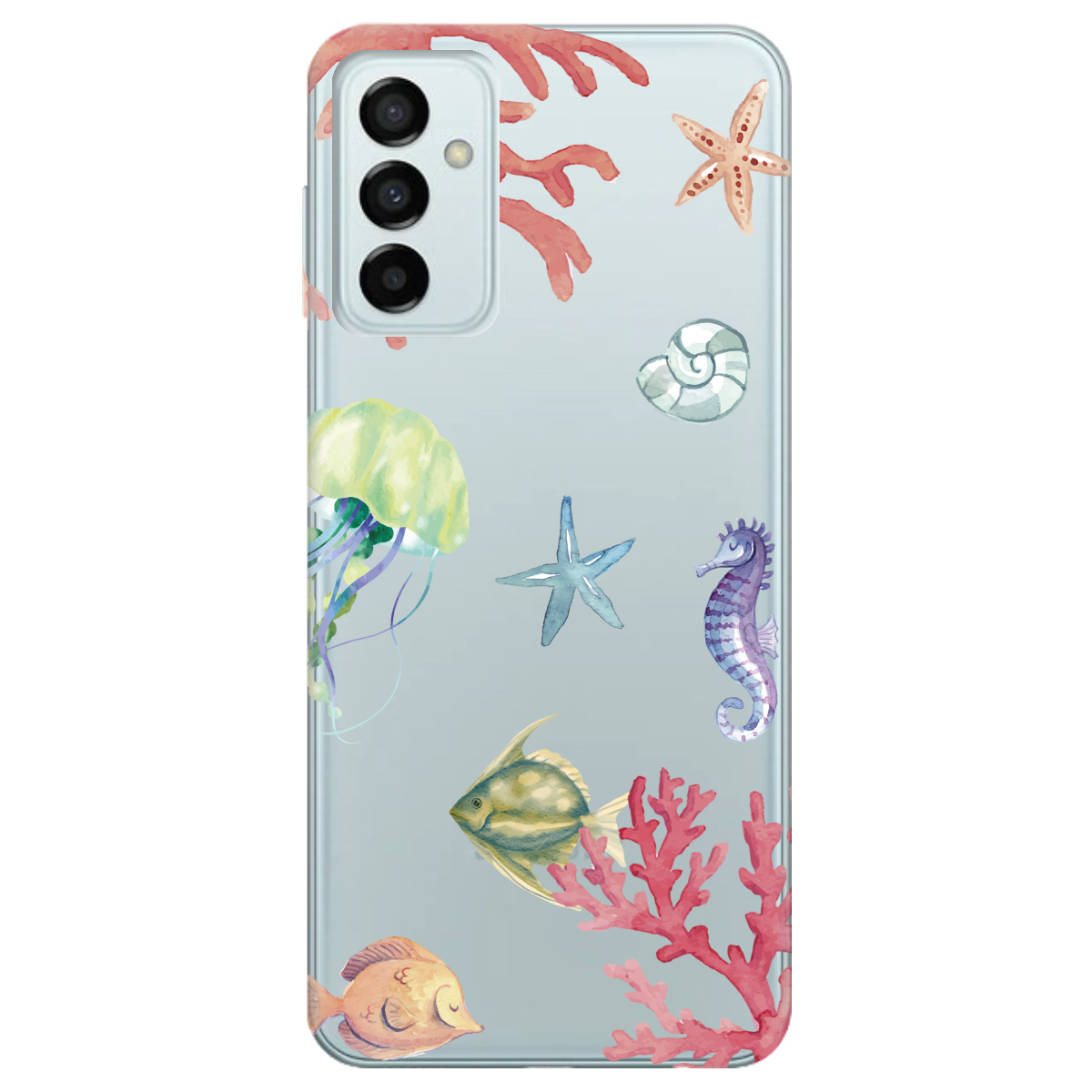 Чехол для Samsung Galaxy M13 4G Коралловый мир - фото 1 - Чехлы для телефонов
