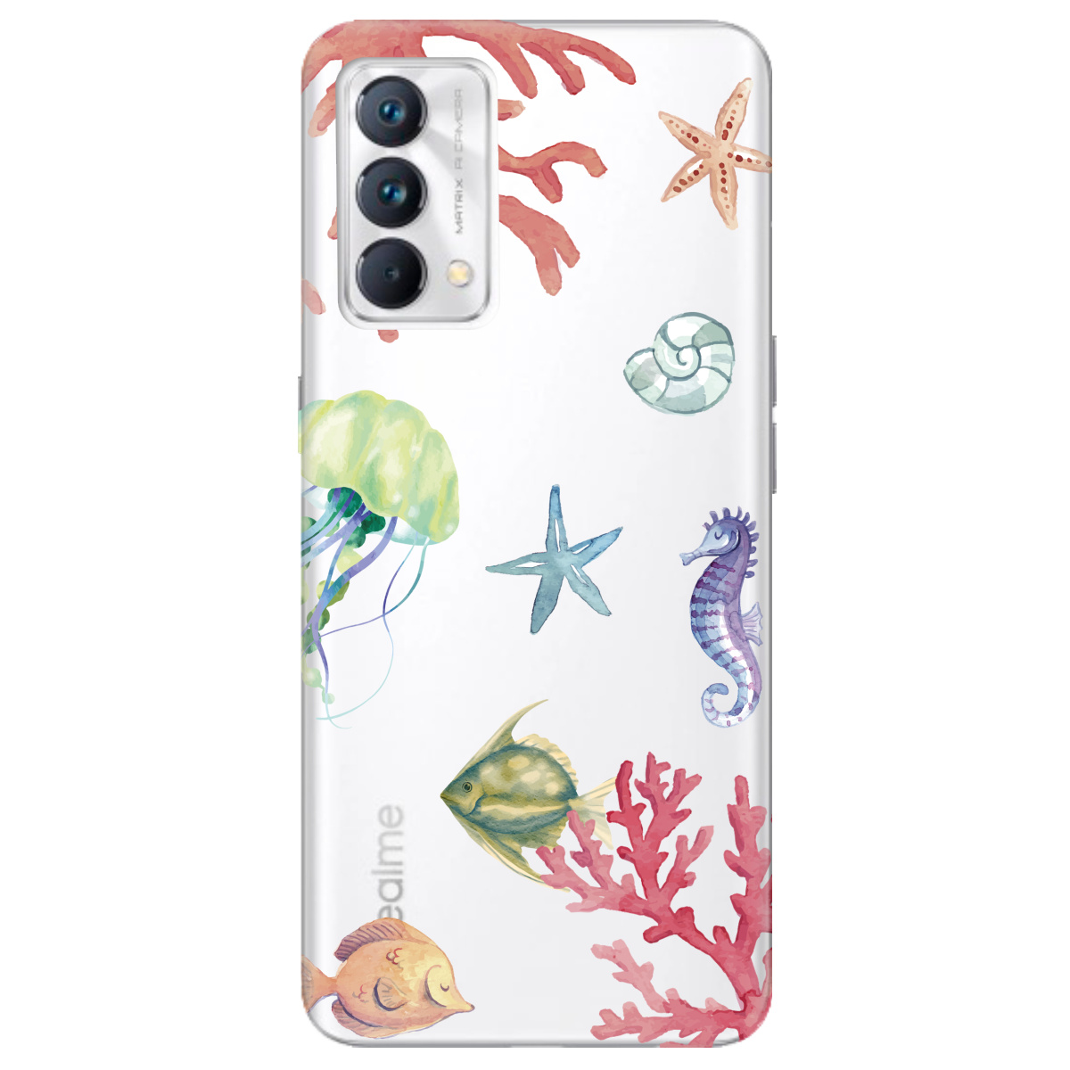 Чехол для Realme GT Master Коралловый мир - фото 1 - Чехлы для телефонов