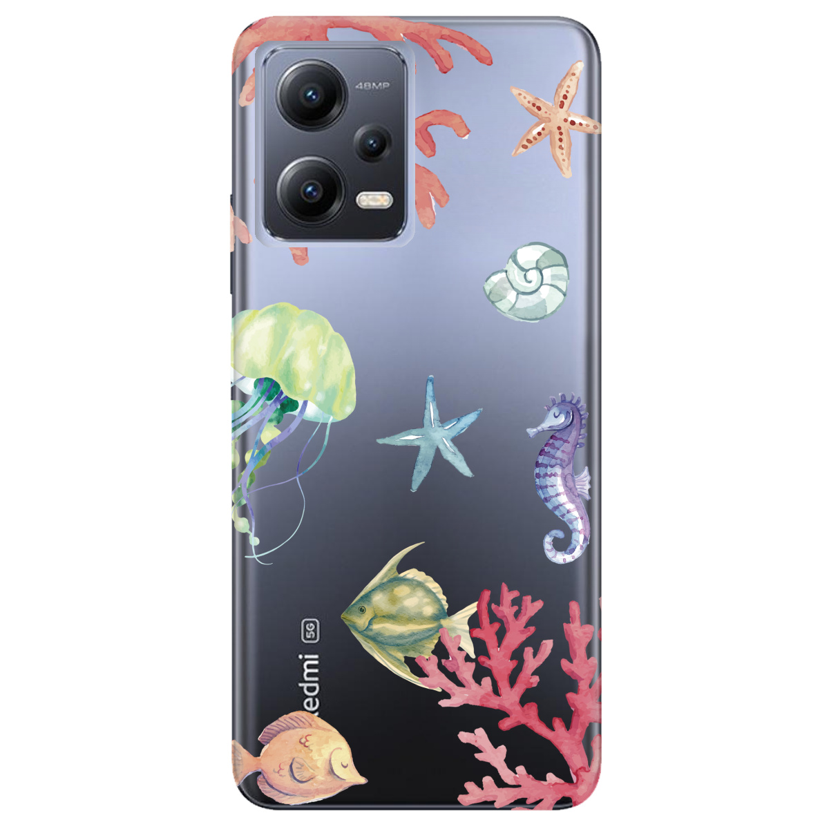 Чохол для Xiaomi Redmi Note 12 5G Кораловий світ - фото 1 - Чохли для телефонів