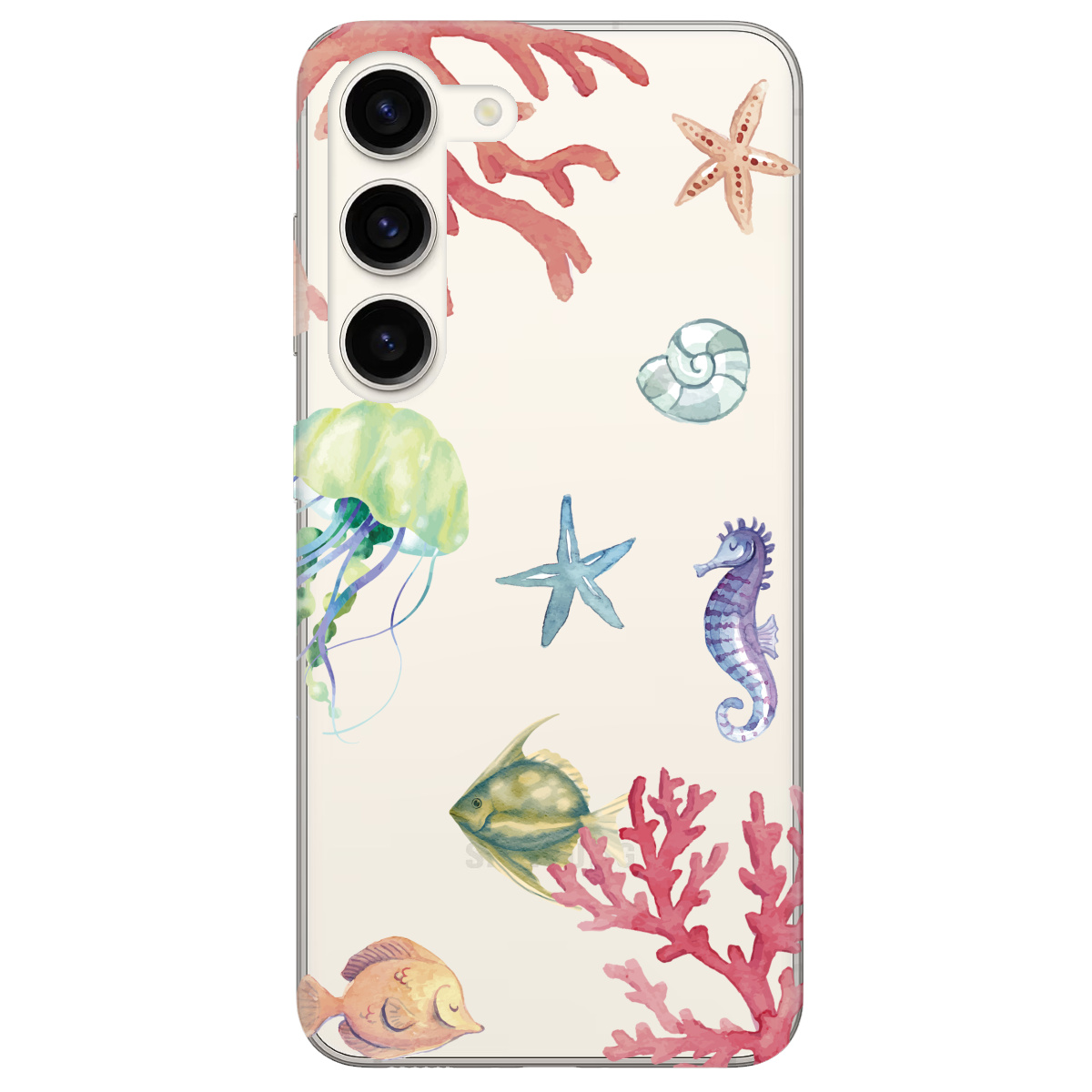Чехол для Samsung Galaxy S23 Plus Коралловый мир - фото 1 - Чехлы для телефонов