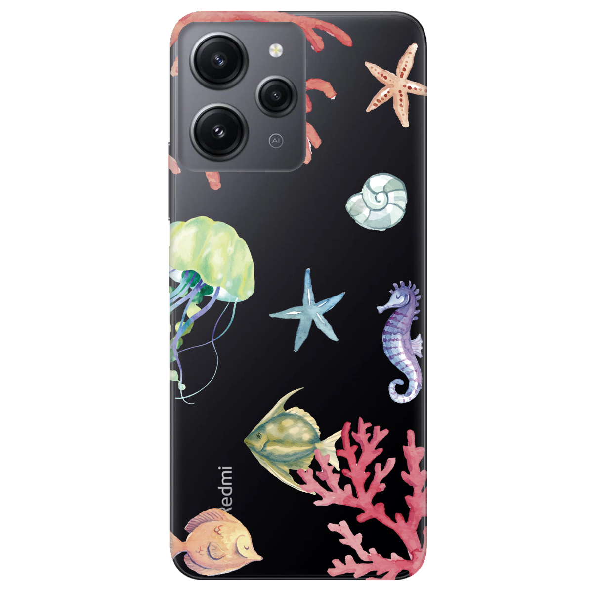 Чохол для Xiaomi Redmi 12 Кораловий світ - фото 1 - Чохли для телефонів