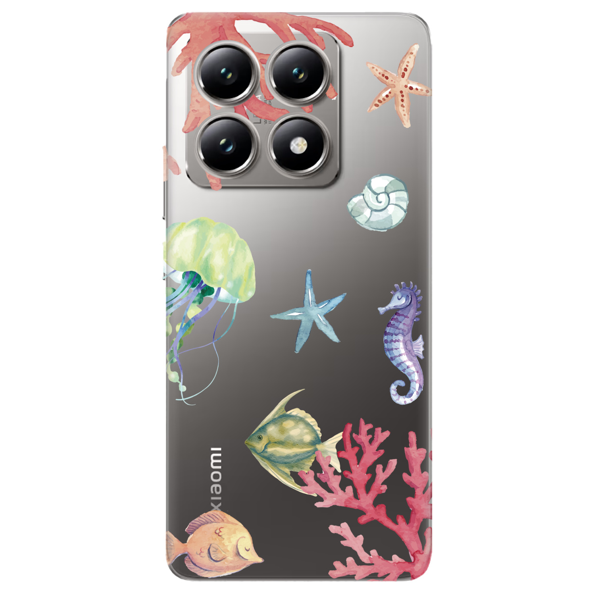 Чехол для Xiaomi 14T Коралловый мир - фото 1 - Чехлы для телефонов