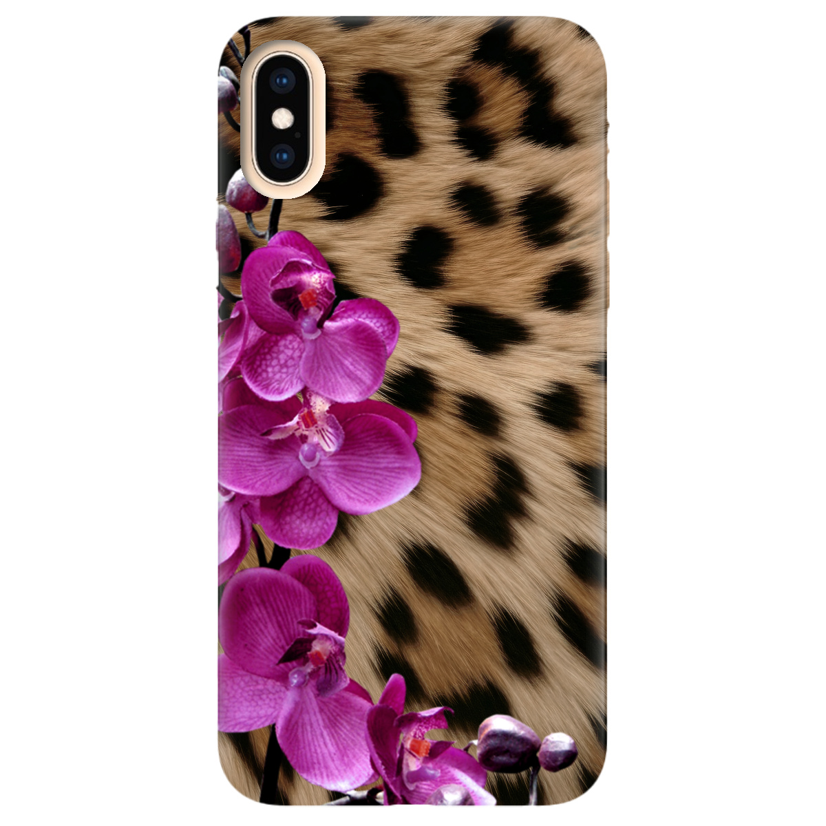 Чохол для Apple iPhone X Дика орхідея - фото 1 - Чохли для телефонів