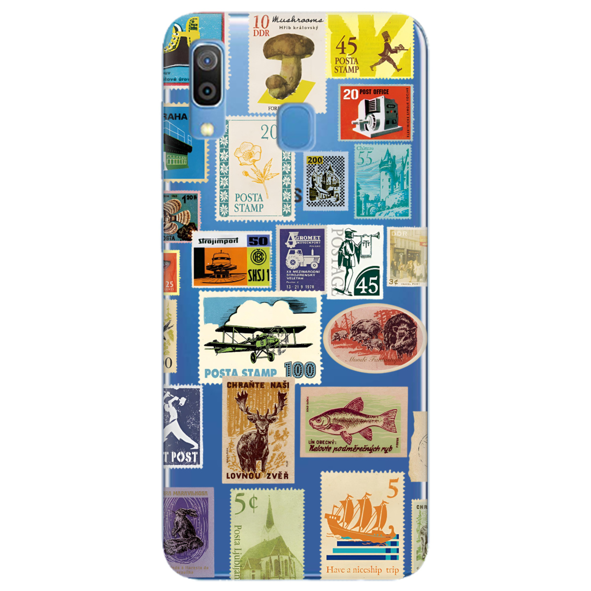 Чохол для Samsung Galaxy A30 Поштова класика - фото 1 Чохол для Samsung Galaxy A30 Поштова класика - фото 1 - Чохли для телефонів