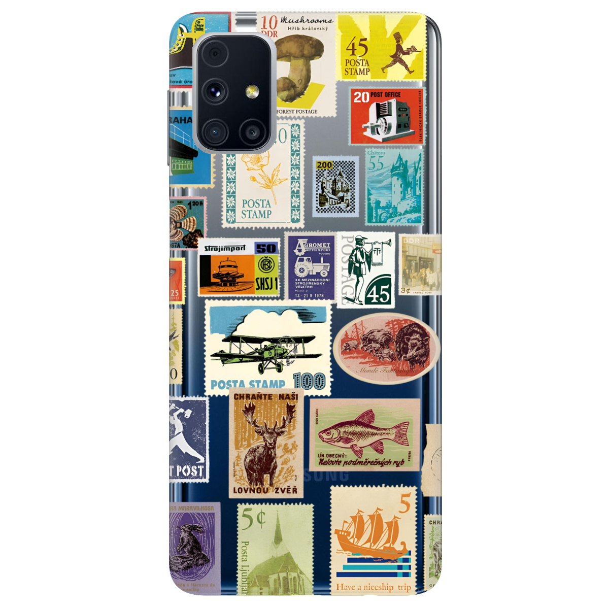 Чохол для Samsung Galaxy M31s Поштова класика - фото 1 Чохол для Samsung Galaxy M31s Поштова класика - фото 1 - Чохли для телефонів