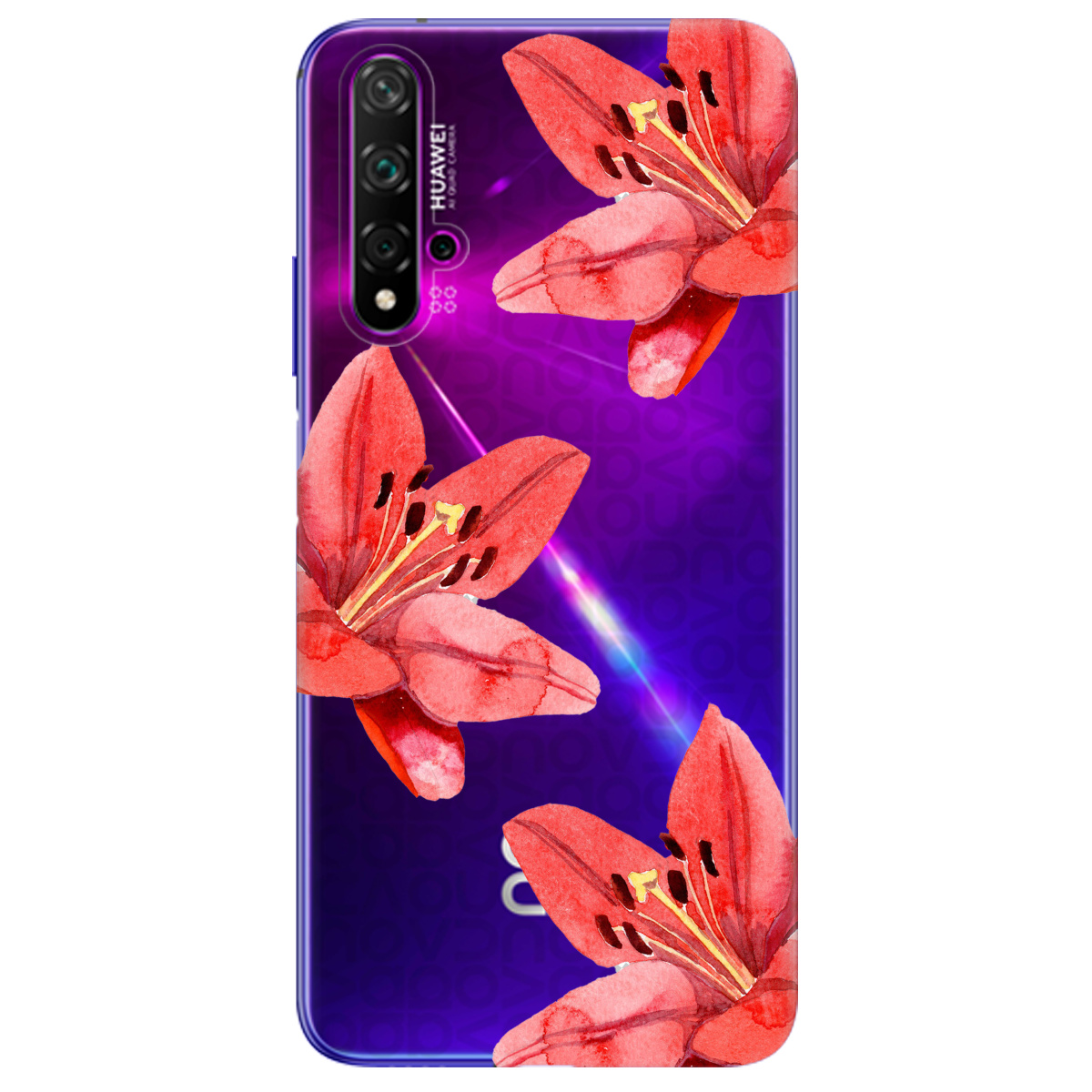 Чохол для Huawei Nova 5T Чарівний цвіт - фото 1 - Чохли для телефонів