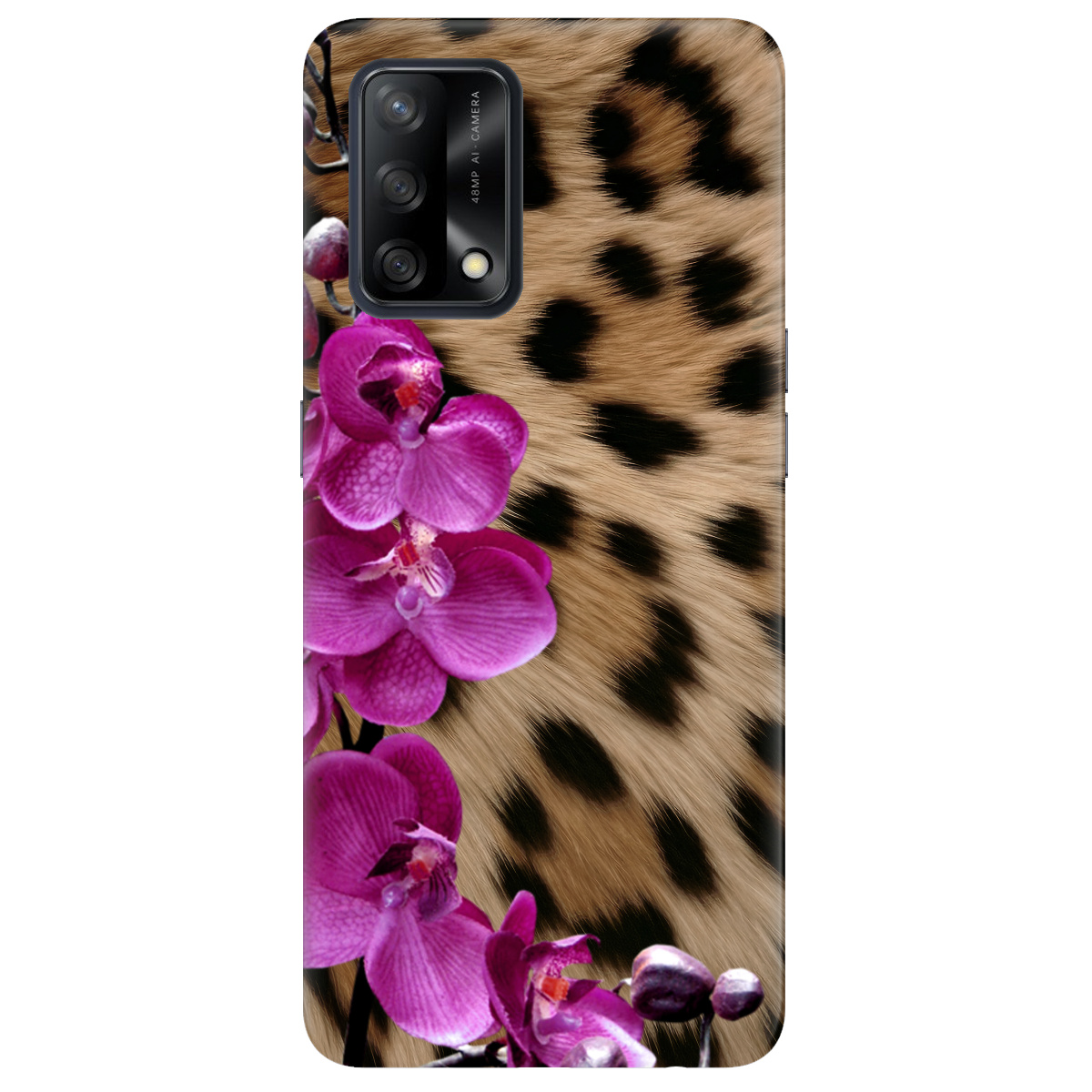 Чехол для Oppo A74 4G Дикая орхидея - фото 1 - Чехлы для телефонов