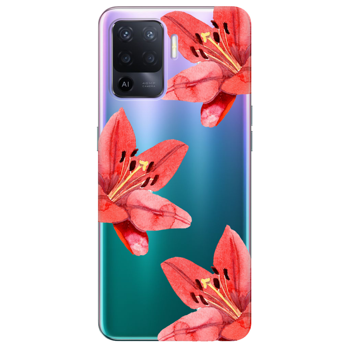 Чохол для Oppo Reno 5 Lite Чарівний цвіт - фото 1 Чохол для Oppo Reno 5 Lite Чарівний цвіт - фото 1 - Чохли для телефонів