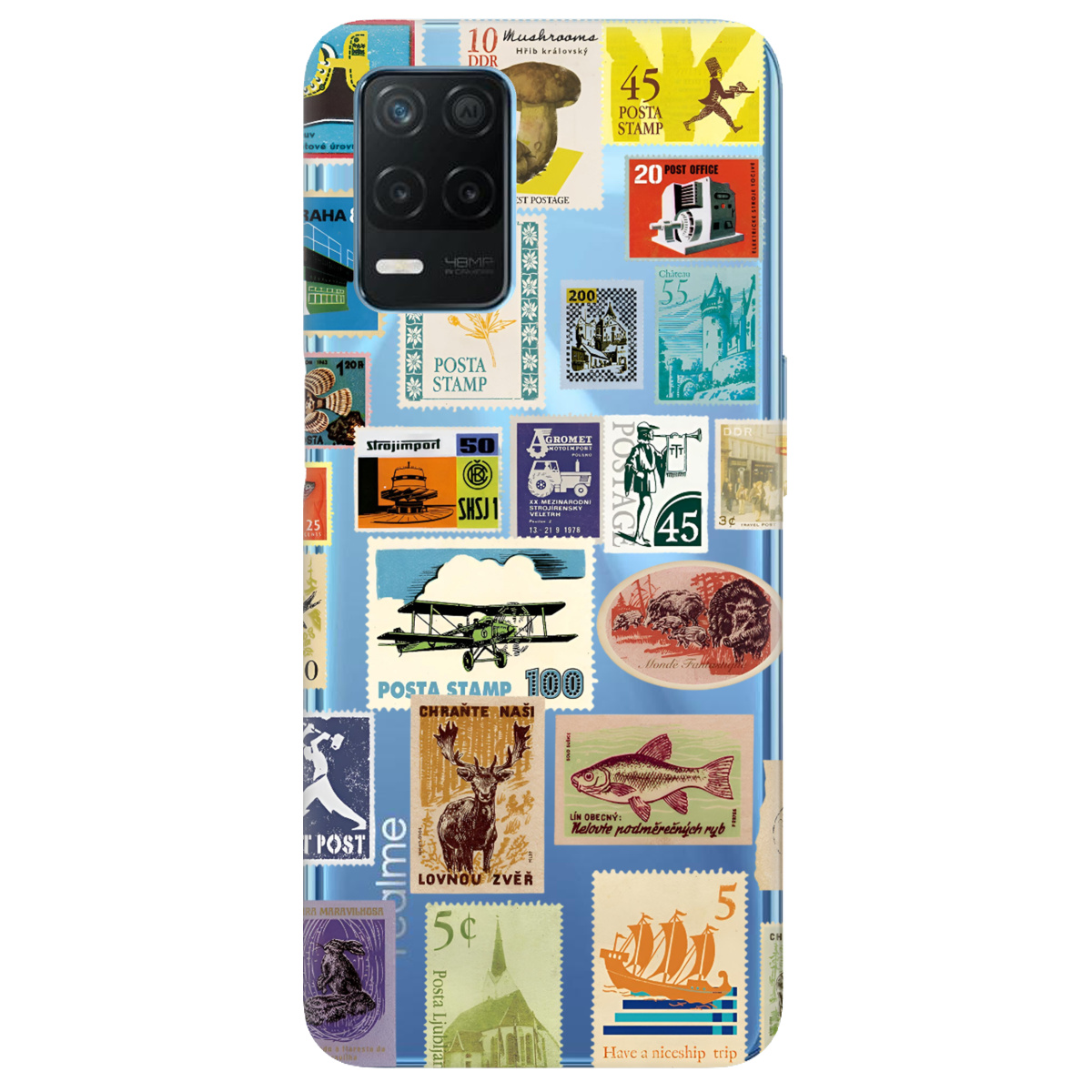 Чохол для Realme 8 Поштова класика - фото 1 - Чохли для телефонів