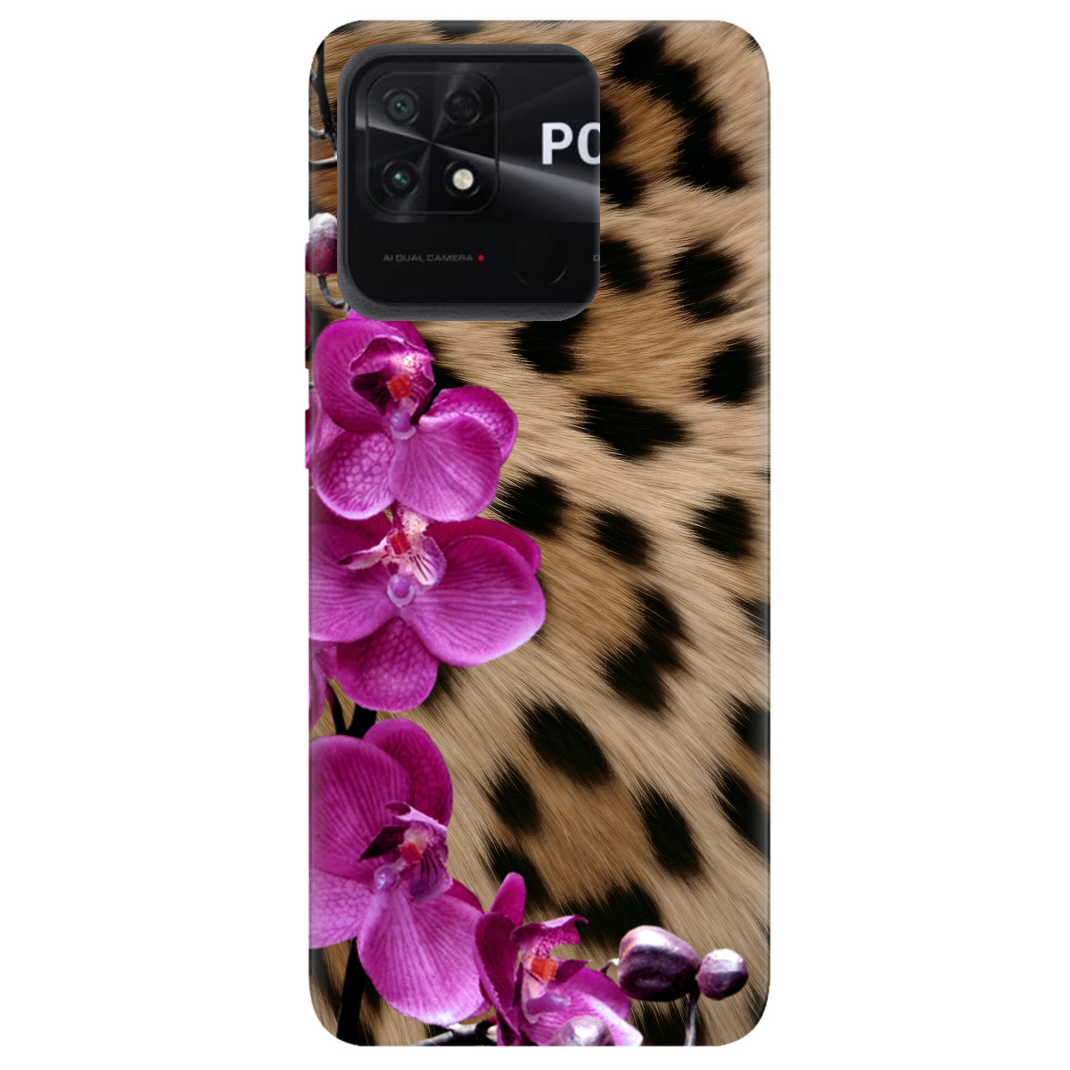 Чехол для Xiaomi Poco C40 Дикая орхидея - фото 1 Чехол для Xiaomi Poco C40 Дикая орхидея - фото 1 - Чехлы для телефонов