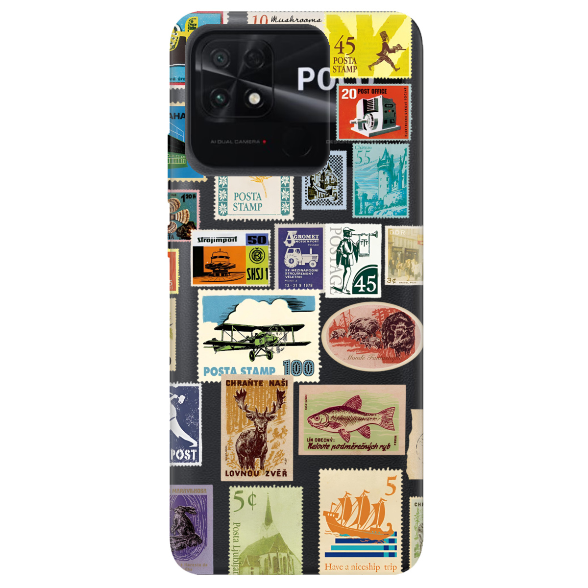 Чохол для Xiaomi Poco C40 Поштова класика - фото 1 Чохол для Xiaomi Poco C40 Поштова класика - фото 1 - Чохли для телефонів
