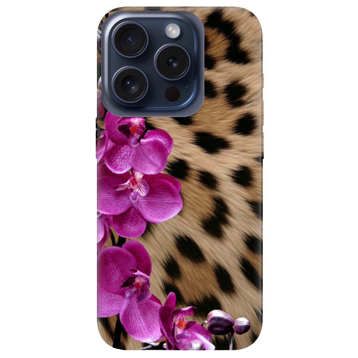 Чехол для Apple iPhone 15 Pro Max Дикая орхидея - фото 1 Чехол для Apple iPhone 15 Pro Max Дикая орхидея - фото 1 - Чехлы для телефонов